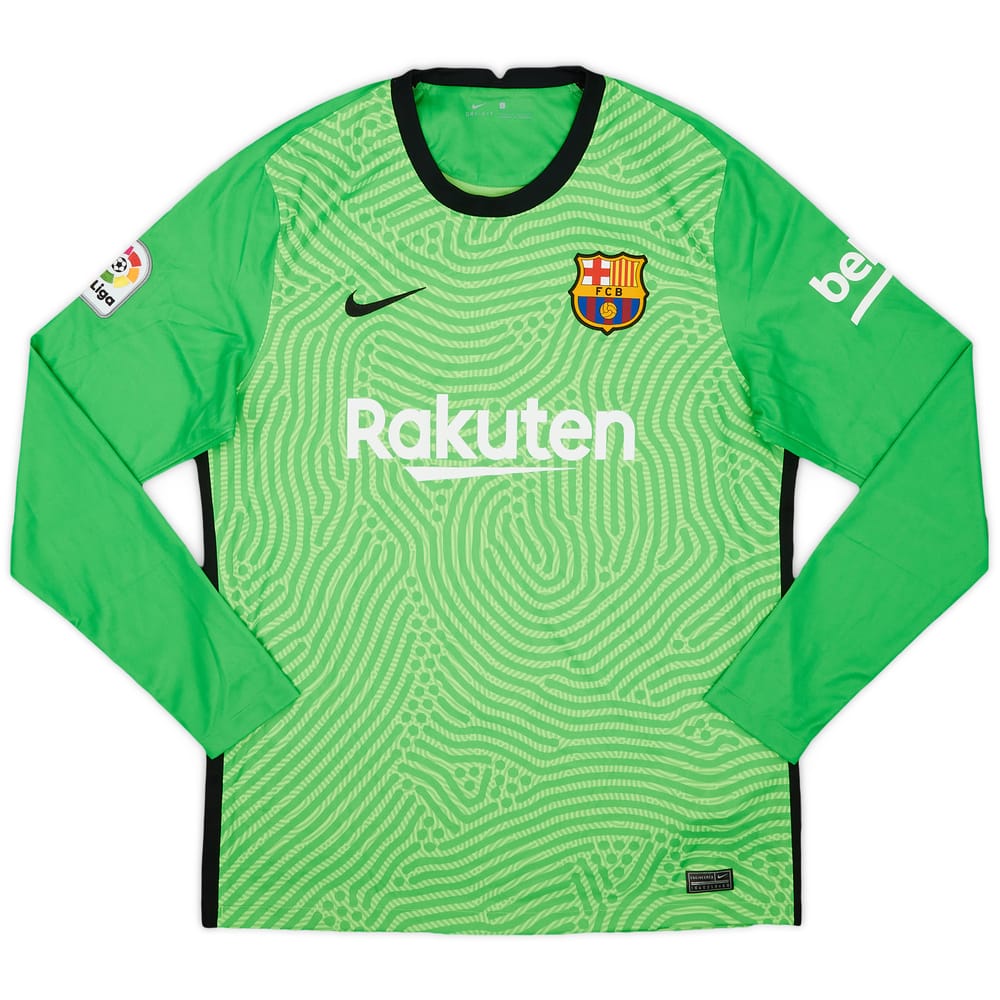 2020-21 Barcelona GK Shirt - 8/10 - (L)