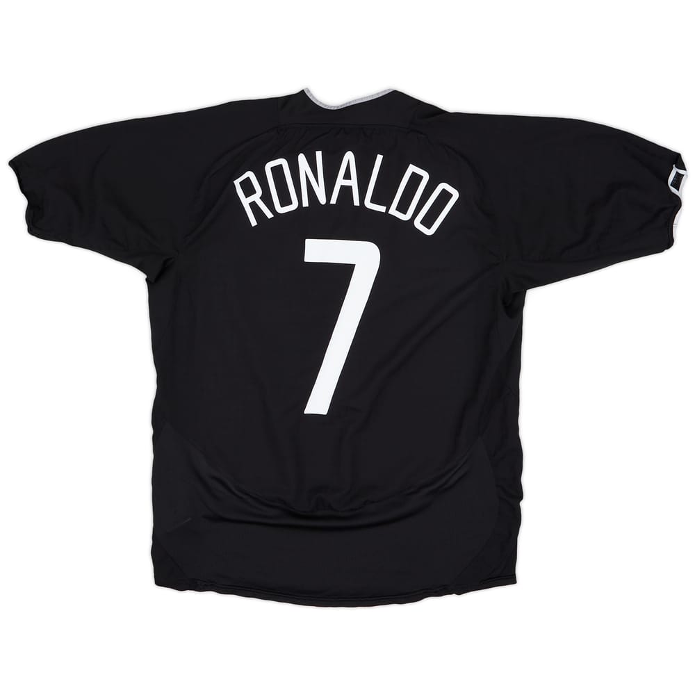 2003-05 Manchester United Away Shirt Ronaldo #7 - 8/10 - (L)