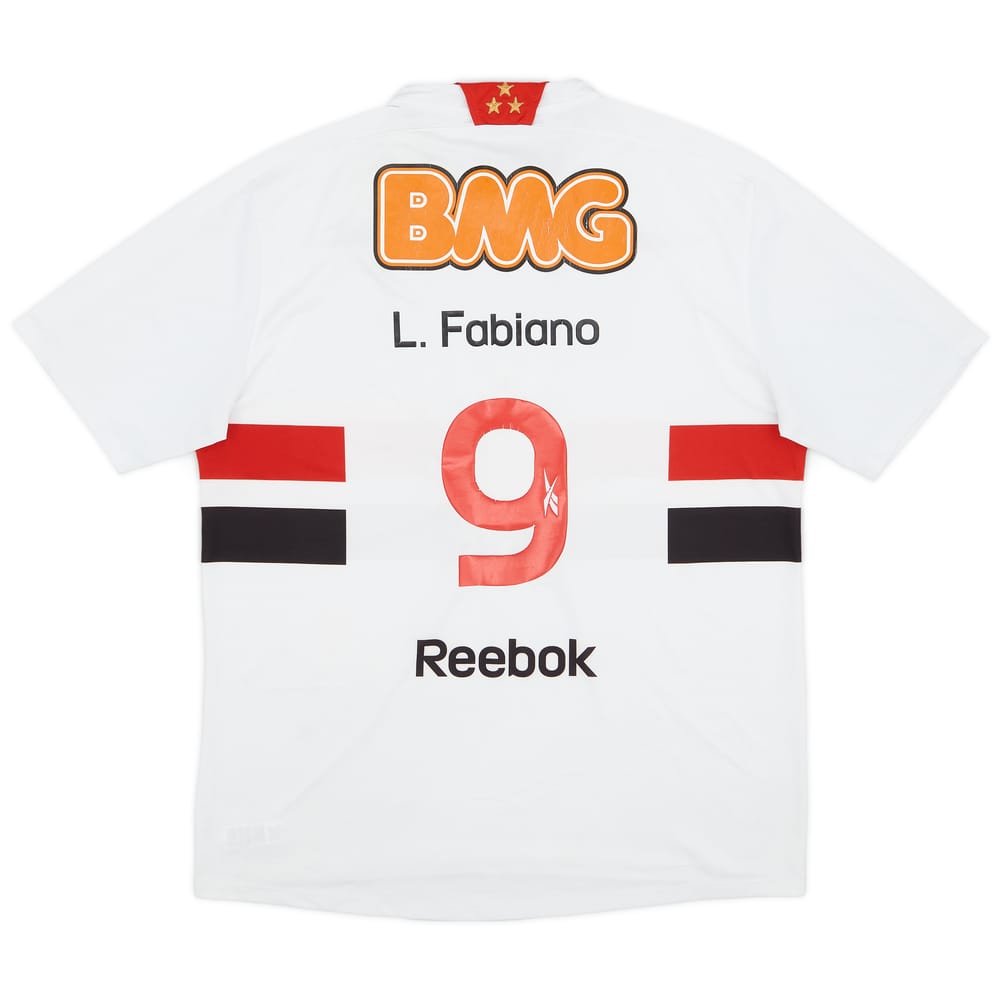 2010 Sao Paulo Home Shirt L.Fabiano #9 - 5/10 - (M)