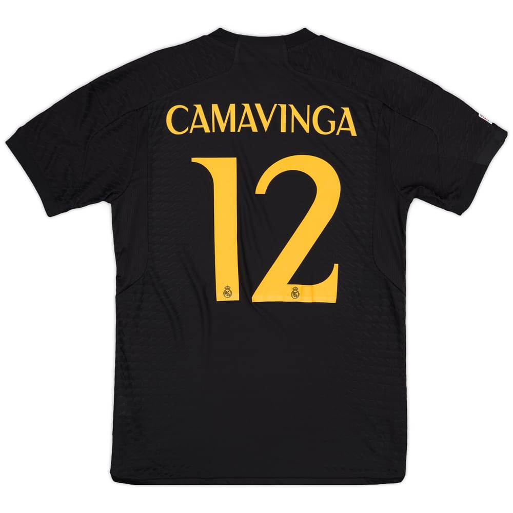 2023-24 Real Madrid Authentic Third CL Shirt Camavinga #12 (L)
