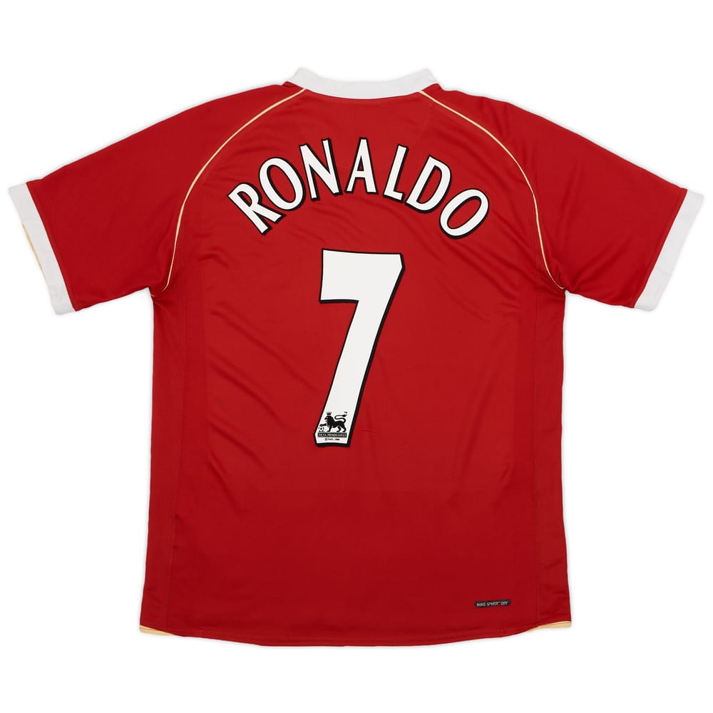 2006-07 Manchester United Home Shirt Ronaldo #7 - 5/10 - (M)