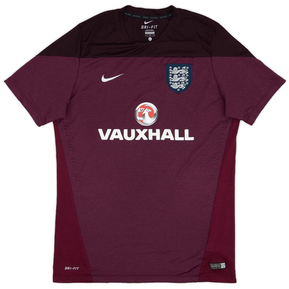 2014-15 England Player Issue Nike Training Shirt - 8/10 - (L)