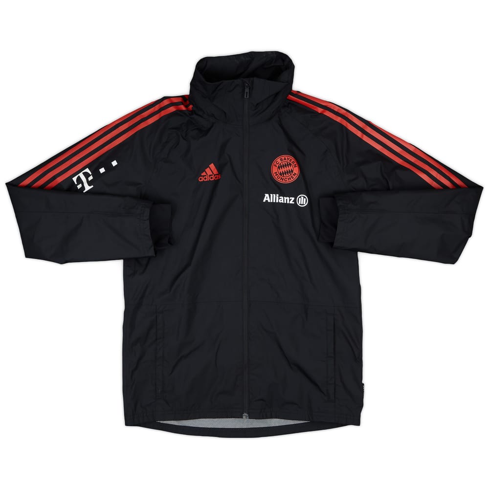 2021-22 Bayern Munich adidas Hooded Rain Jacket - 8/10 - (S)