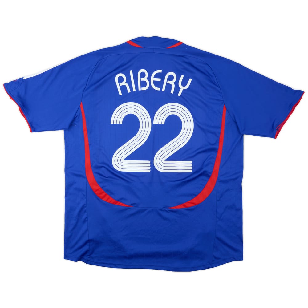 2006-07 France Home Shirt Ribery #22 - 8/10 - (XXL)