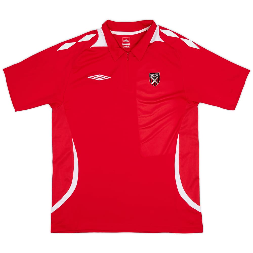 2010-11 Neuchatel Xamax Umbro 1/4 Zip Polo Shirt - 7/10 - (M)