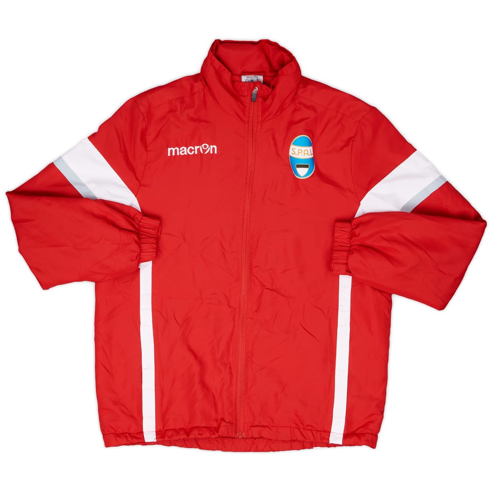 2017-18 SPAL Macron Hooded Rain Jacket - 8/10 - (M)