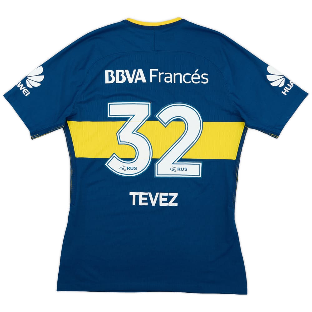 2017-18 Boca Juniors Authentic Home Shirt Tevez #32 - 7/10 - (L)