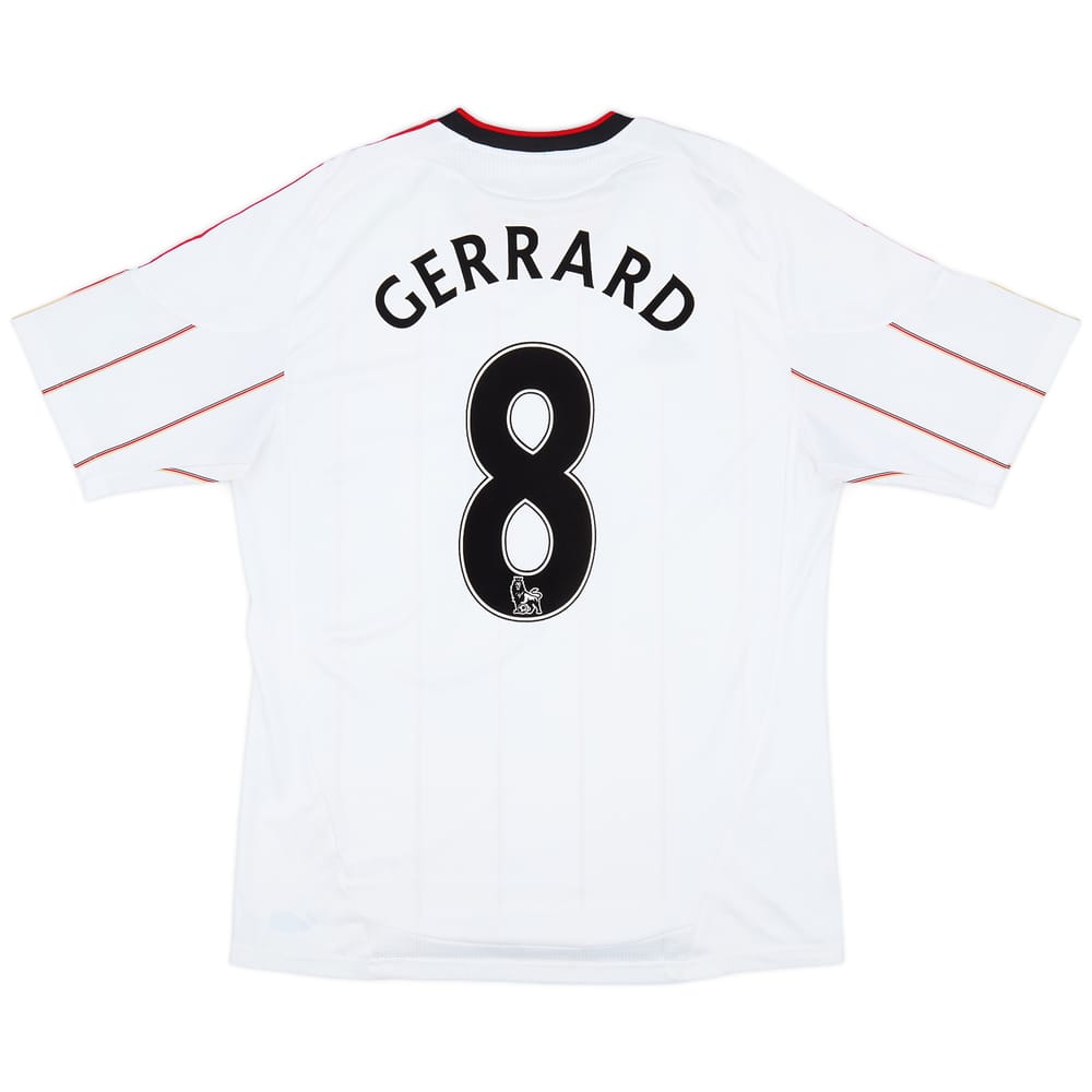 2010-11 Liverpool Away Shirt Gerrard #8 - 7/10 - (L)