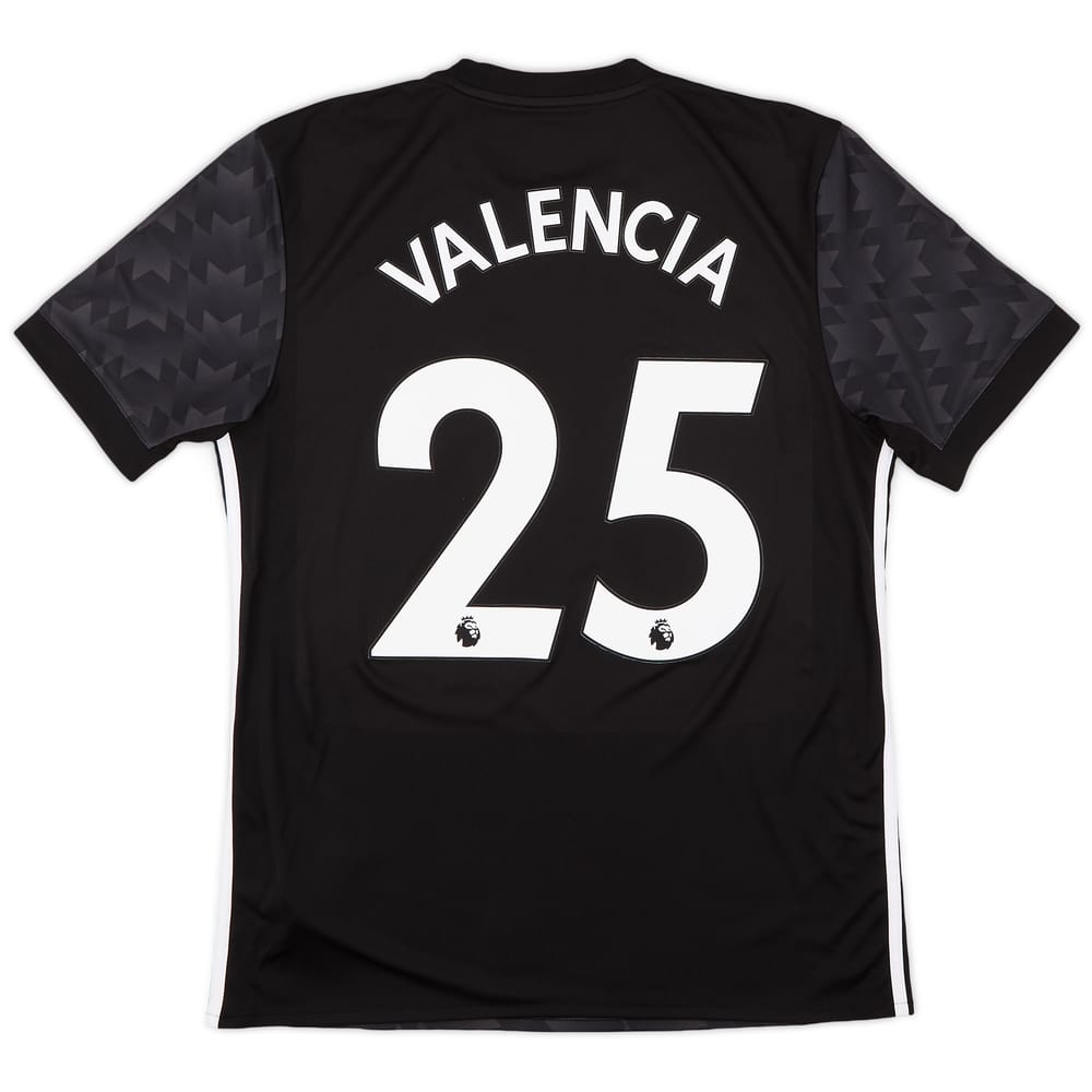 2017-18 Manchester United Away Shirt Valencia #25 - 9/10 - (M)