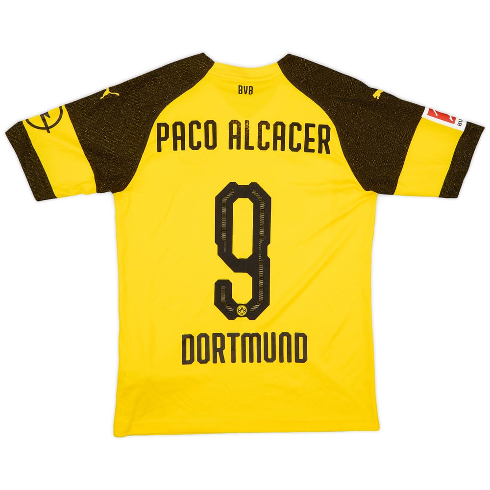 2018-19 Borussia Dortmund Home Shirt Paco Alcacer #9 - 7/10 - (S)