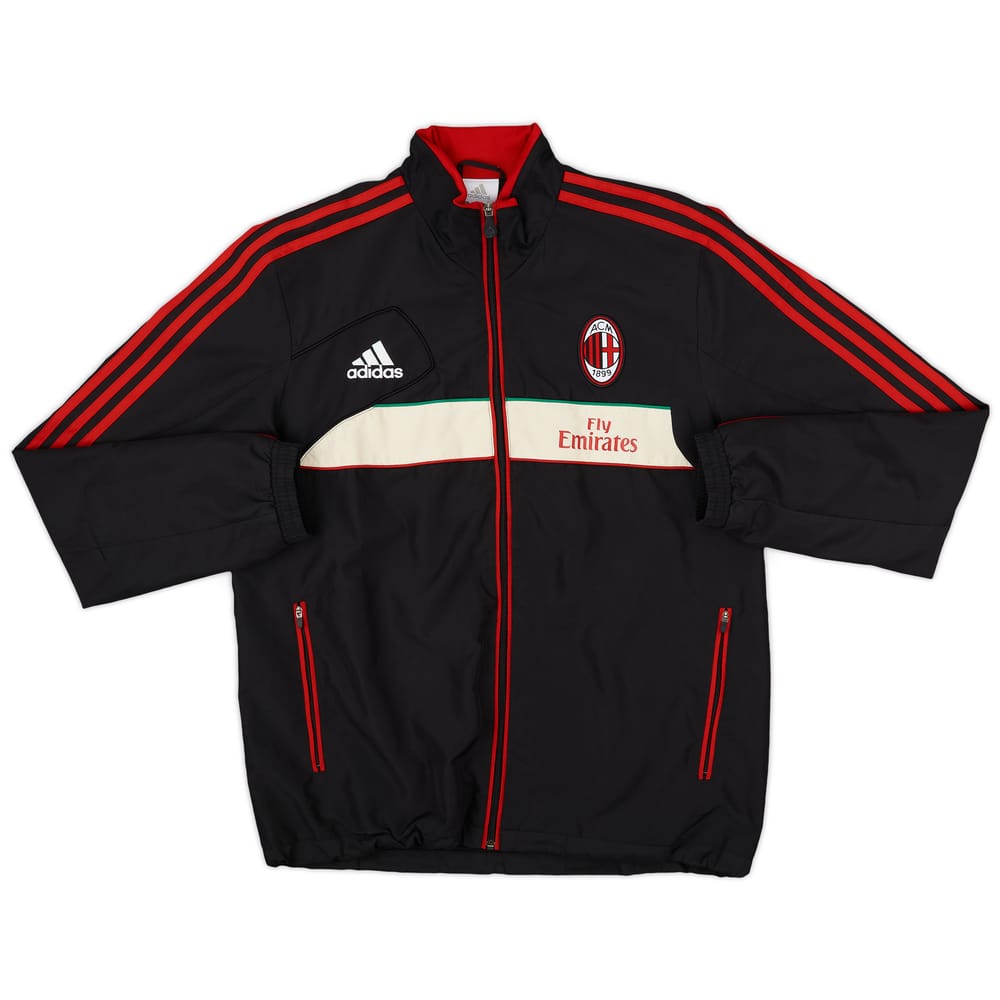 2012-13 AC Milan adidas Track Jacket - 8/10 - (L)