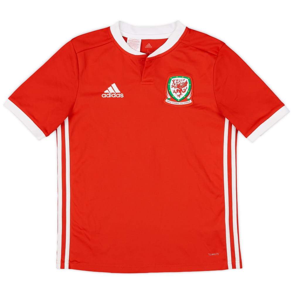 2018-19 Wales Home Shirt - 7/10 - (L.Boys)