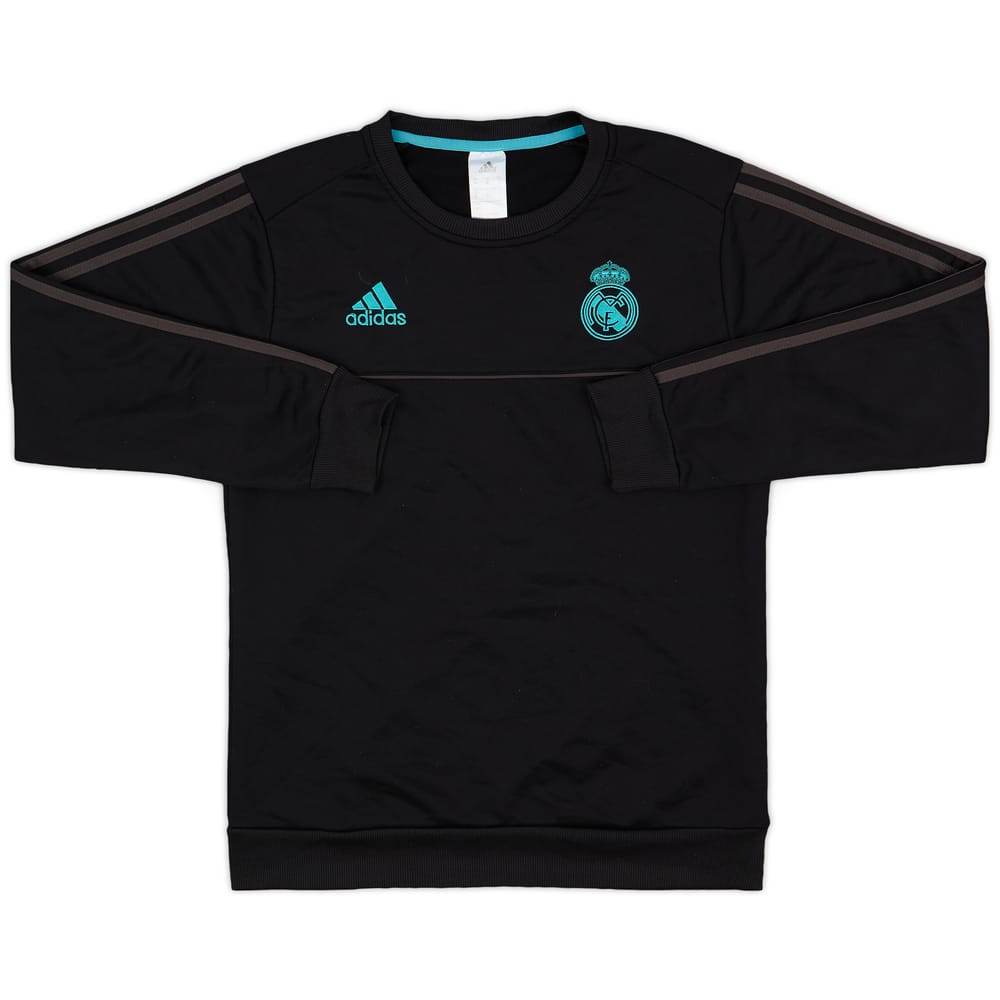 2017-18 Real Madrid adidas Sweat Top - 9/10 - (M)