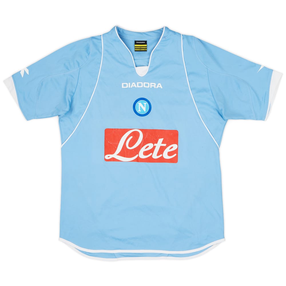 2007-08 Napoli Home Shirt - 6/10 - (M)