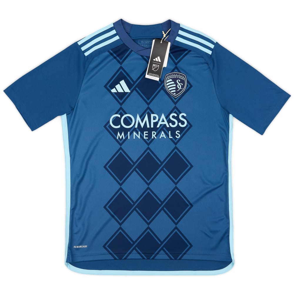 2024-25 Sporting Kansas City Away Shirt (XL.Kids)