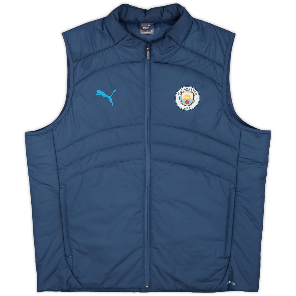 2023-24 Manchester City Puma Padded Gilet Jacket - 8/10 - (XXL)