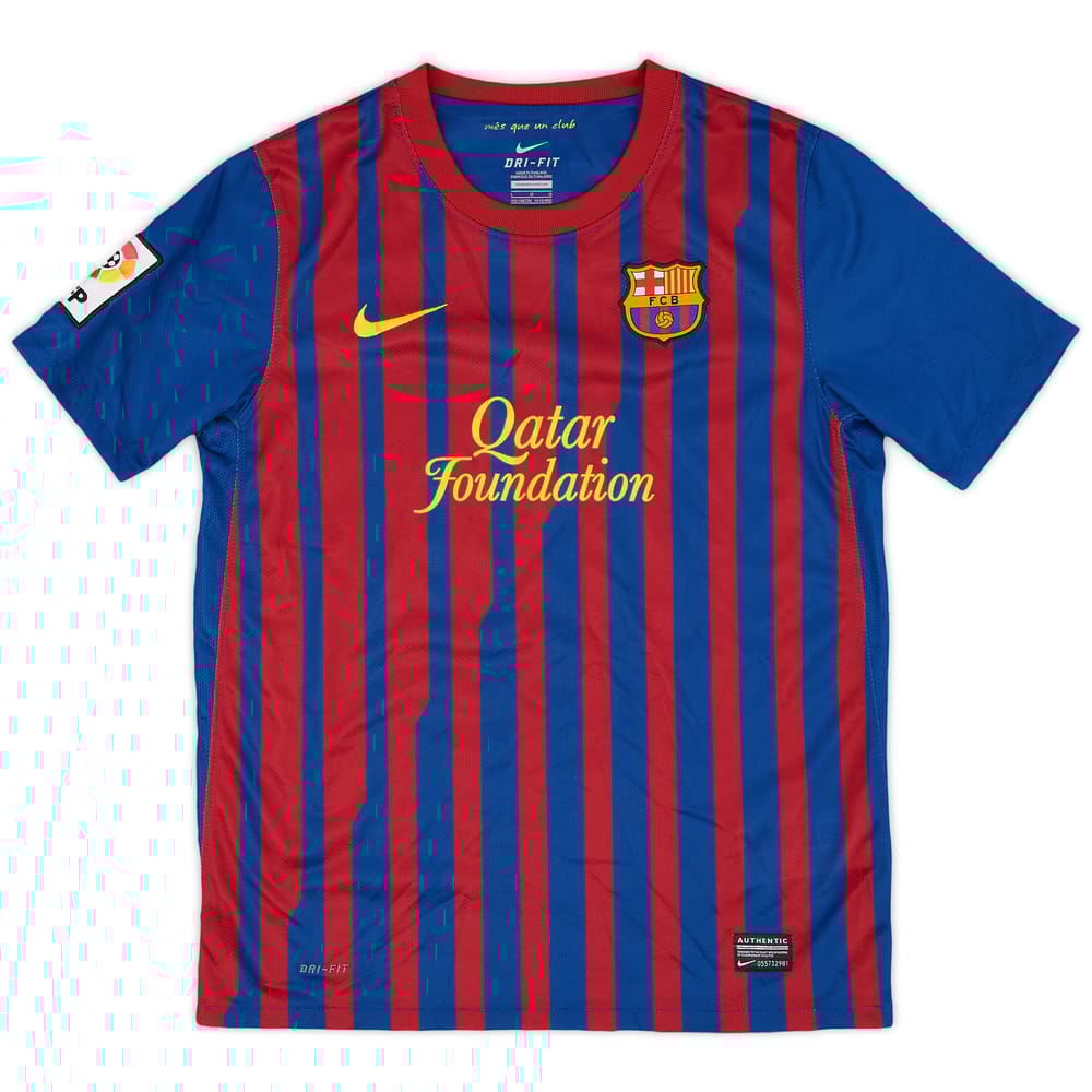 2011-12 Barcelona Home Shirt - 9/10 - (L.Boys)
