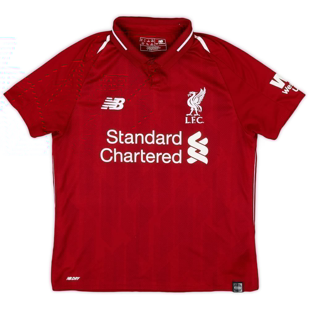 2018-19 Liverpool Home Shirt - 9/10 - (M.Boys)