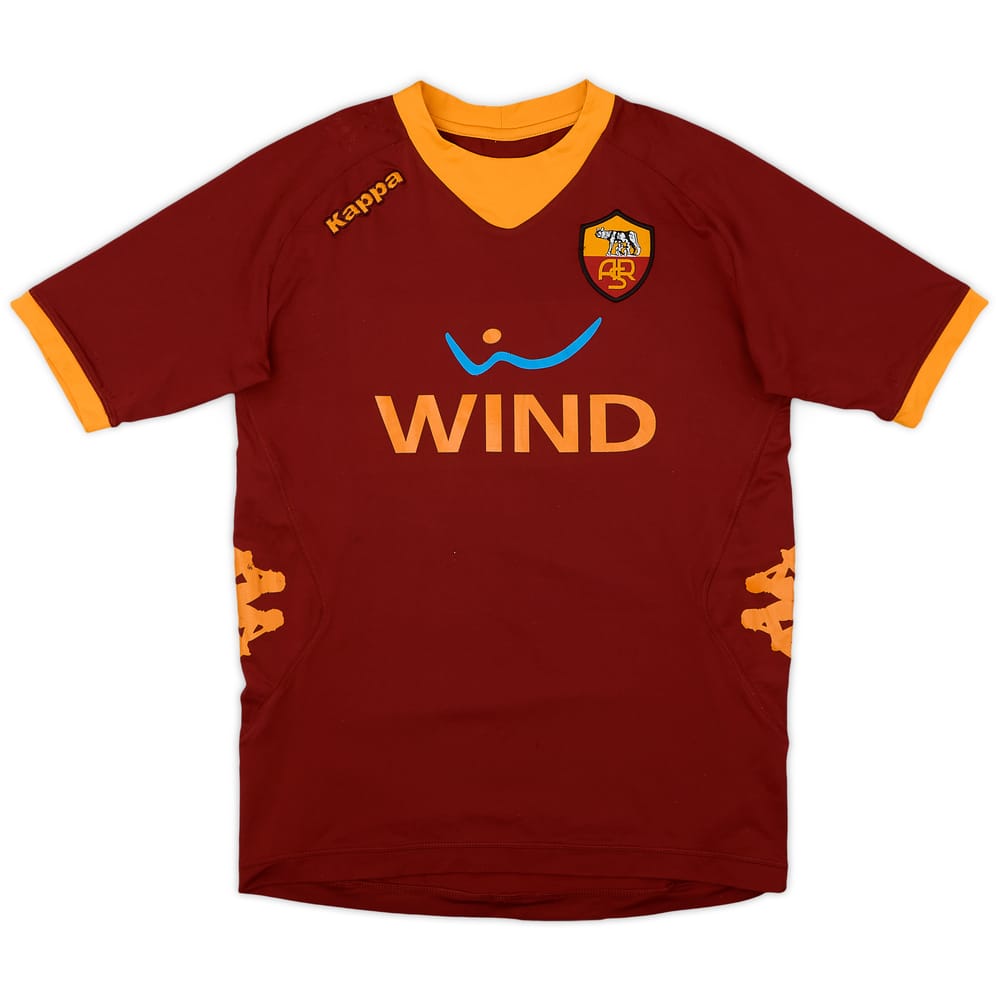 2011-12 Roma Home Shirt - 4/10 - (XL.Boys)