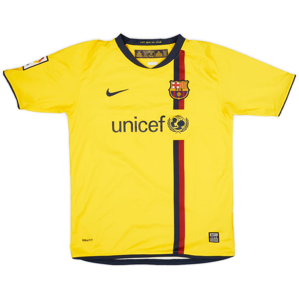 2008-10 Barcelona Away Shirt - 8/10 - (L.Boys)