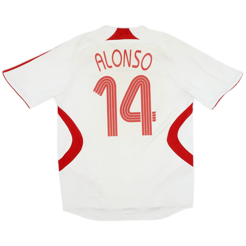 2007-08 Liverpool Away Shirt Alonso #14 - 6/10 - (L)