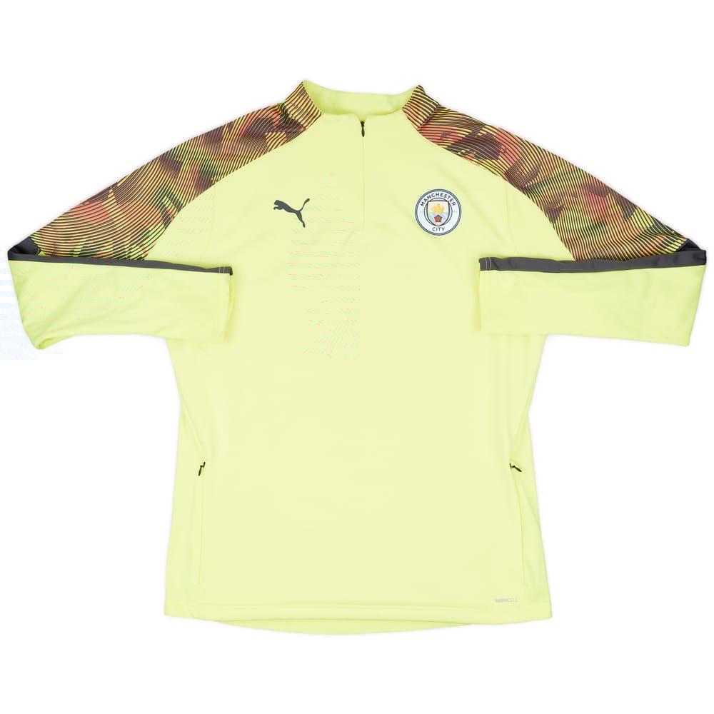 2019-20 Manchester City Puma 1/4 Zip Drill Top - 8/10 - (XL)