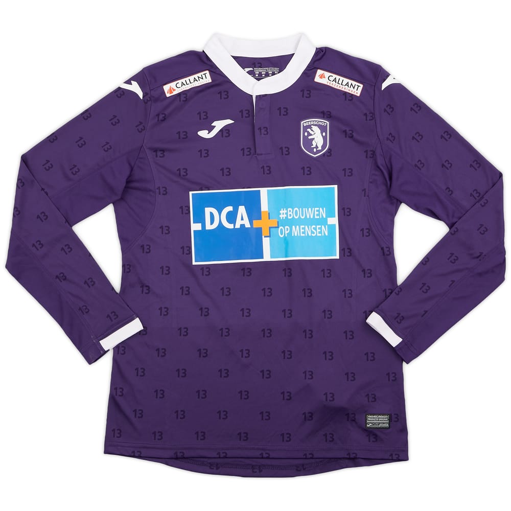2019-20 Beerschot Home L/S Shirt - 9/10 - (M)