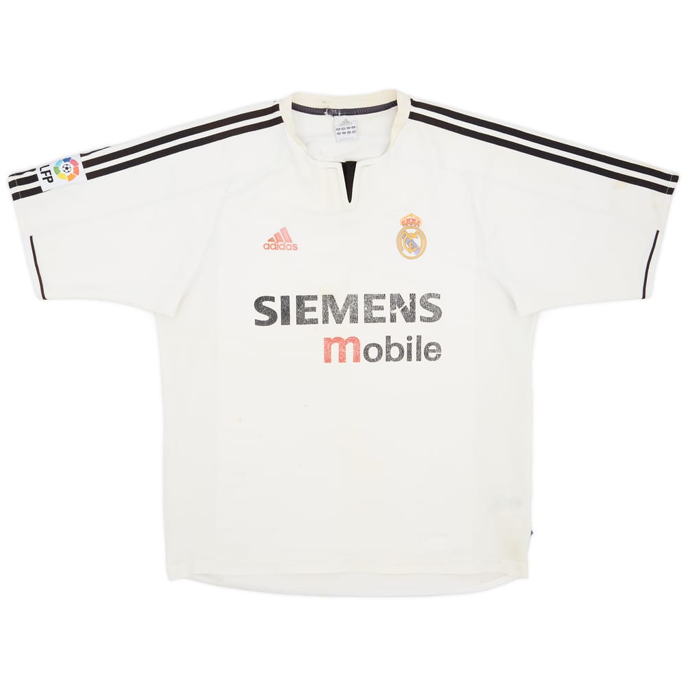 2003-04 Real Madrid Home Shirt - 3/10 - (L)