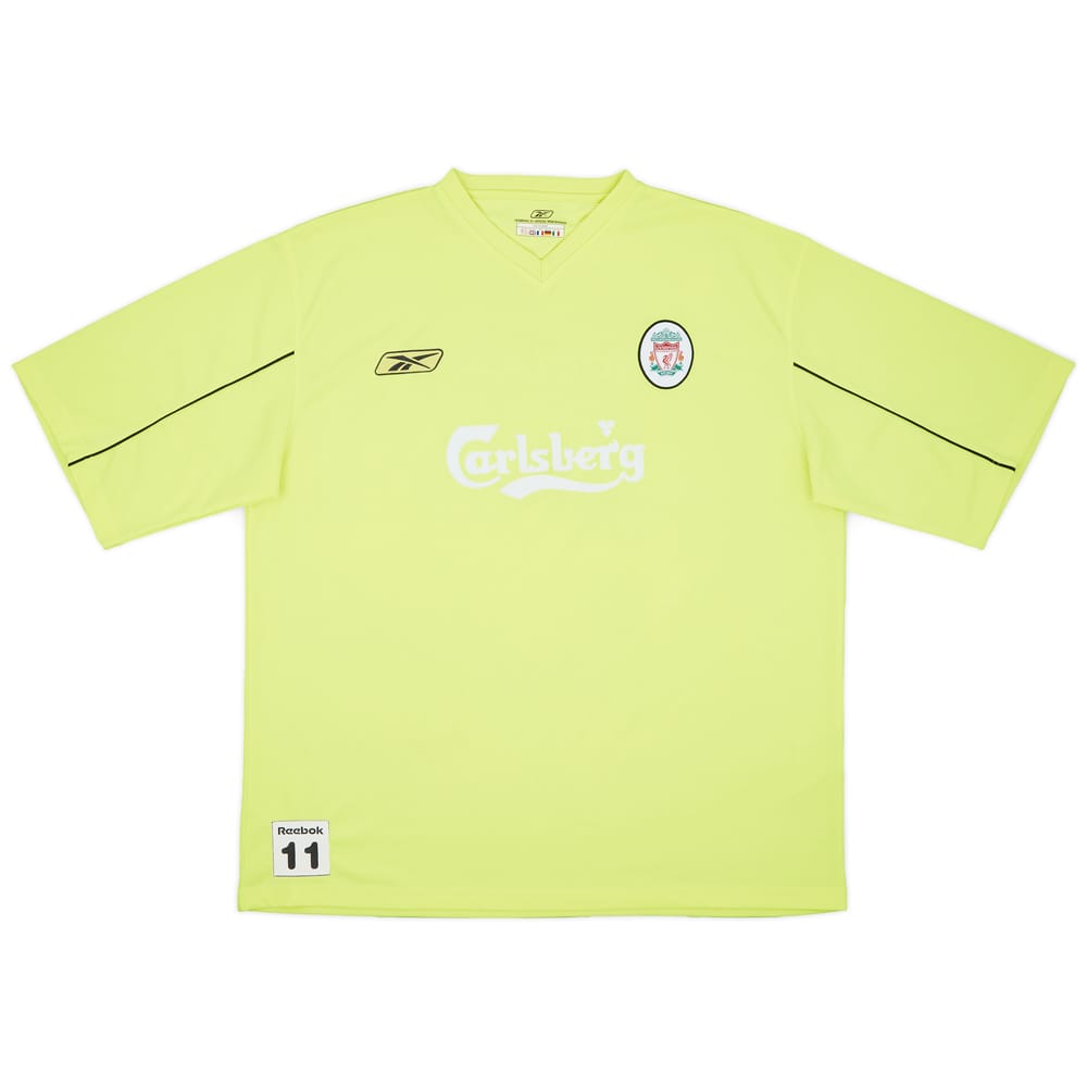 2003-04 Liverpool Player Issue Reebok Training Shirt #11 - 10/10 - (XXL)