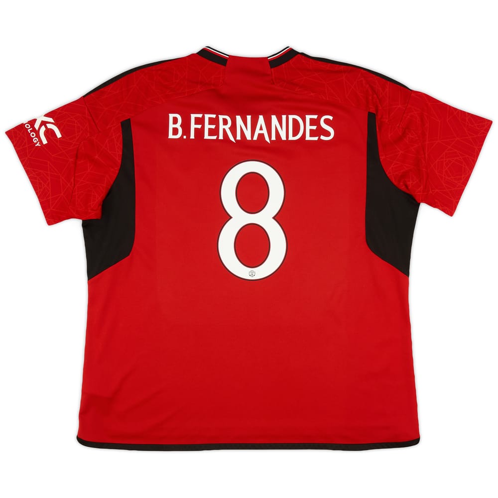 2023-24 Manchester United Home Shirt B.Fernandes #8 - 9/10 - (3XL)