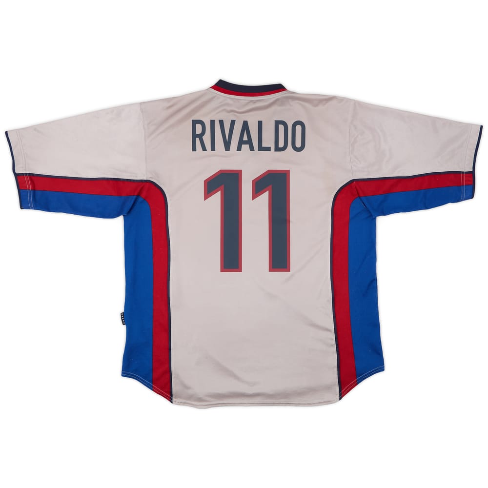 1998-01 Barcelona Away Shirt Rivaldo #11 - 7/10 - (XL)