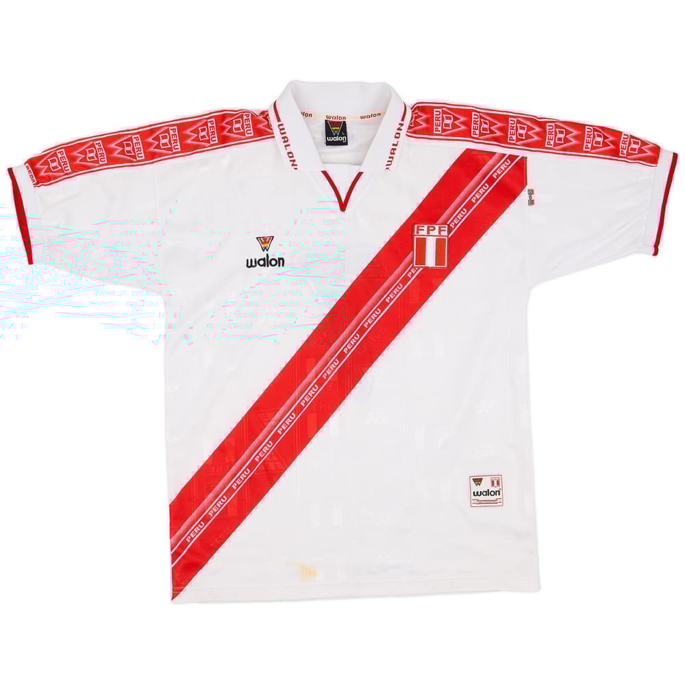 2000-01 Peru Home Shirt #7 - 6/10 - (L)