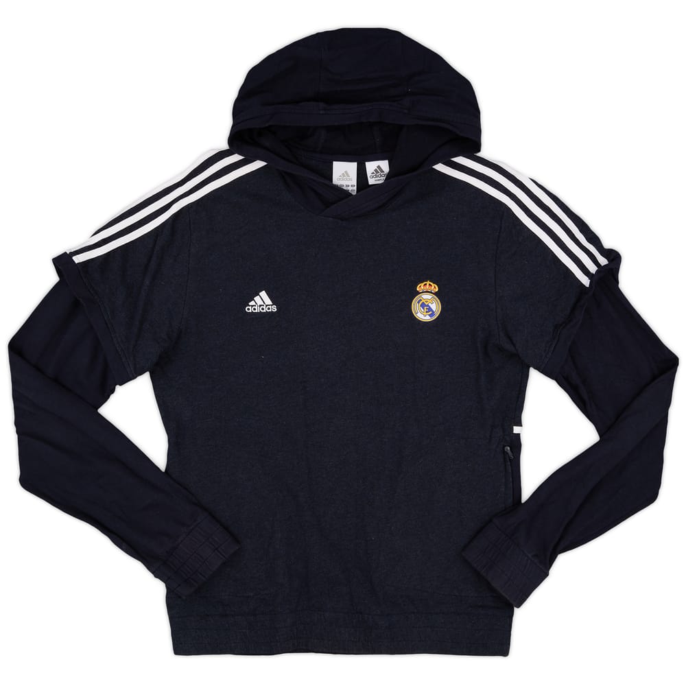 2010-11 Real Madrid adidas Hooded Top - 9/10 - (M)