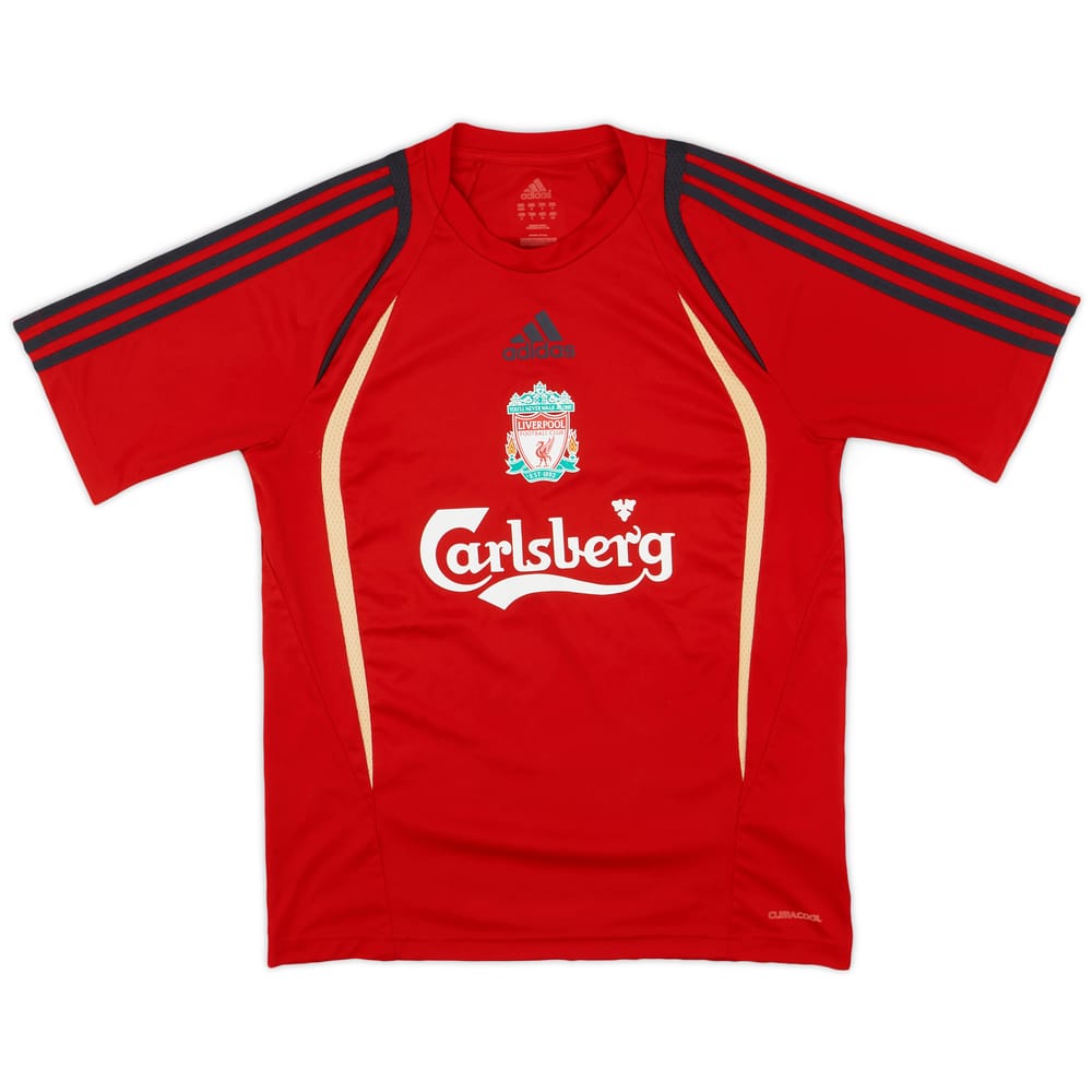 2009-10 Liverpool adidas Training Shirt - 8/10 - (S)
