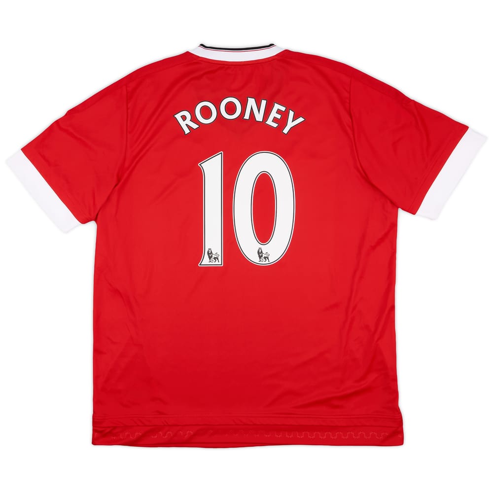 2015-16 Manchester United Home Shirt Rooney #10 (XL)