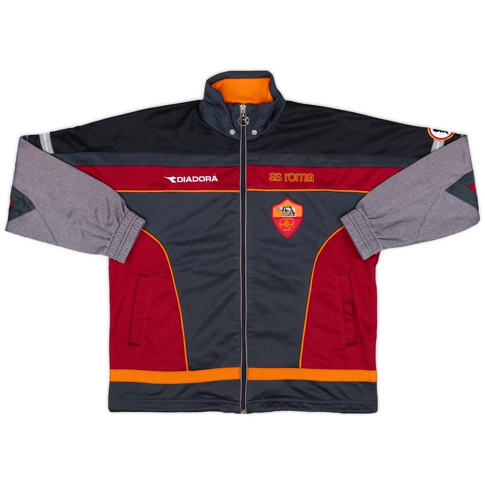 1999-00 Roma Diadora Track Jacket - 8/10 - (M.Boys)