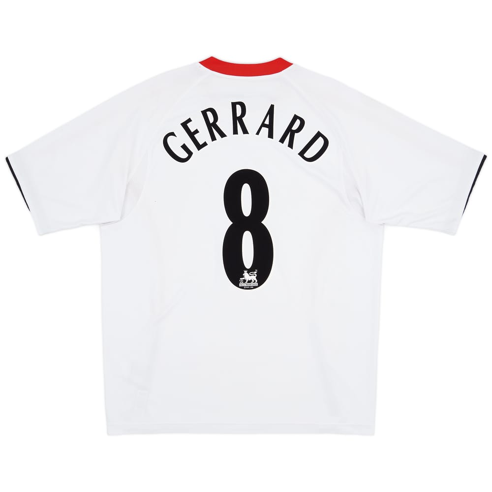 2005-06 Liverpool Away Shirt Gerrard #8 - 7/10 - (L)