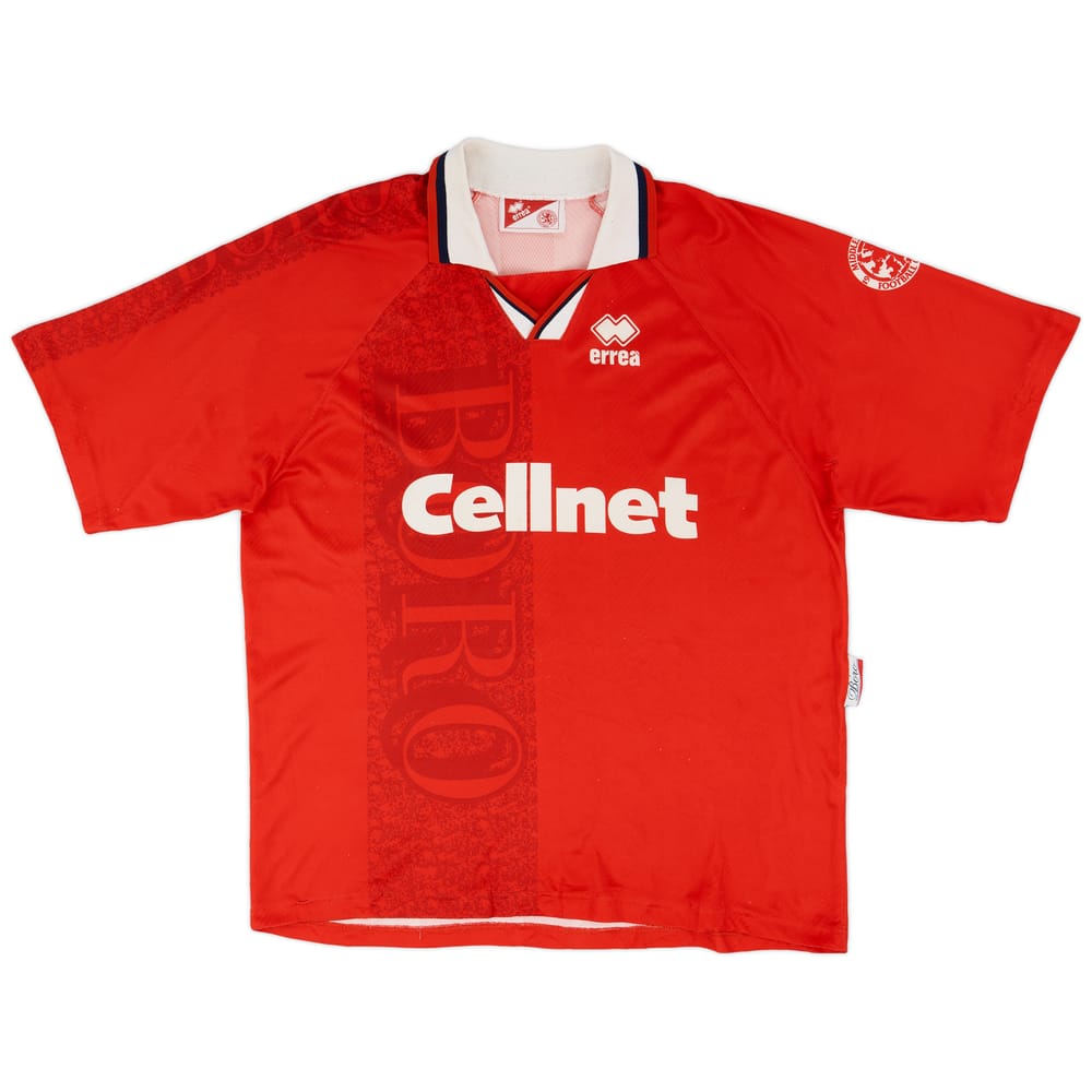 1996-97 Middlesbrough Home Shirt - 8/10 - (XL)