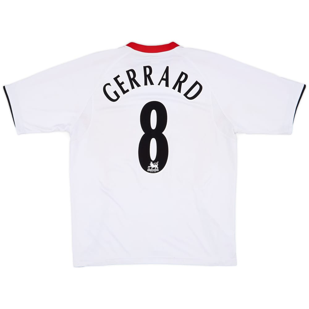 2005-06 Liverpool Away Shirt Gerrard #8 - 5/10 - (L)