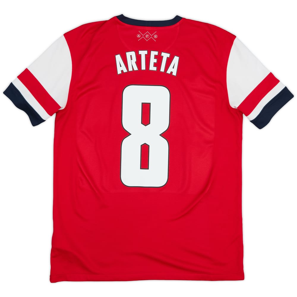 2012-14 Arsenal Home Shirt Arteta #8 - 7/10 - (M)