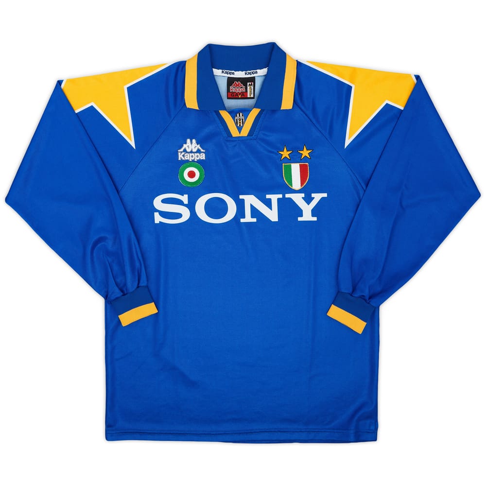 1995-96 Juventus Away L/S Shirt - 8/10 - (M)