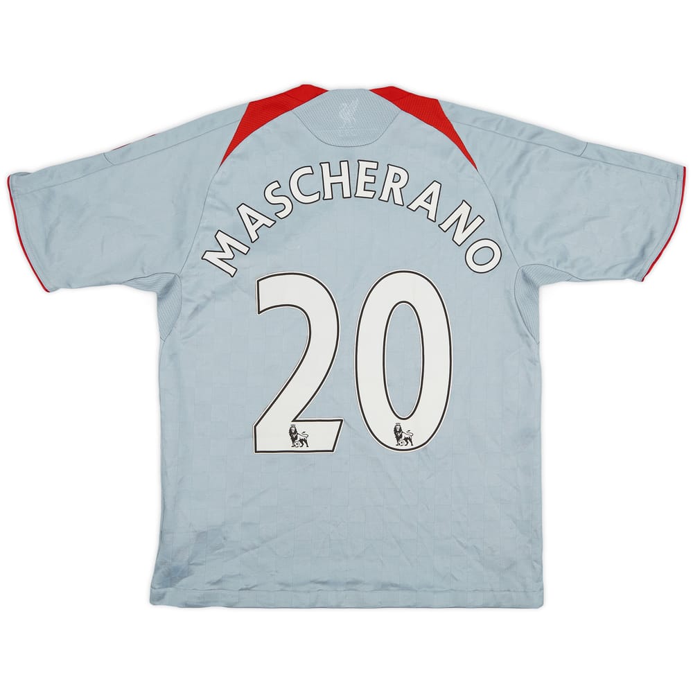 2008-09 Liverpool Away Shirt Mascherano #20 - 7/10 - (L.Boys)