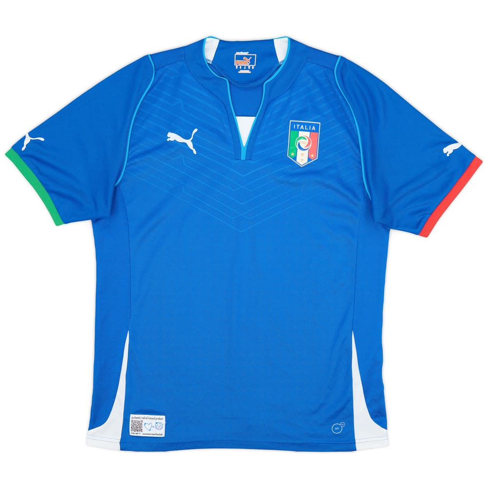 2013 Italy Confederations Cup Authentic Home Shirt - 8/10 - (M)