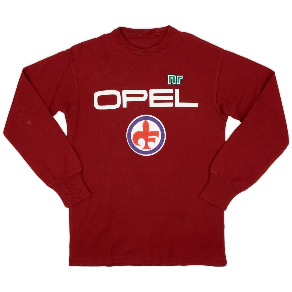 1983-84 Fiorentina Ennerre Cotton Training L/S Top - 8/10 - (M)