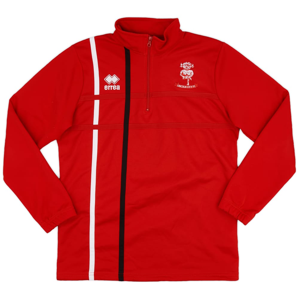 2015-17 Lincoln City Errea 1/4 Zip Training Top - 8/10 - (M)
