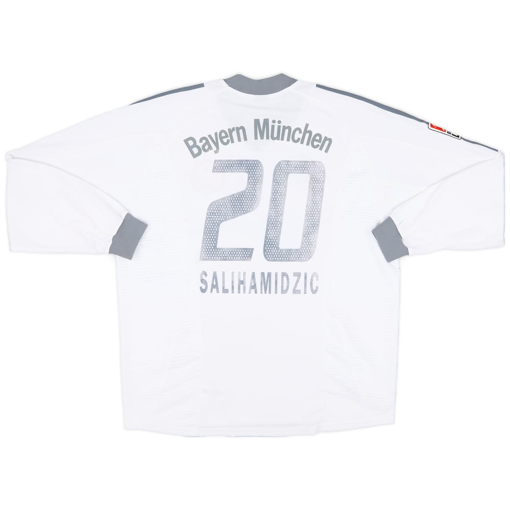 2002-03 Bayern Munich Away L/S Shirt Salihamidzic #20 - 6/10 - (XL)