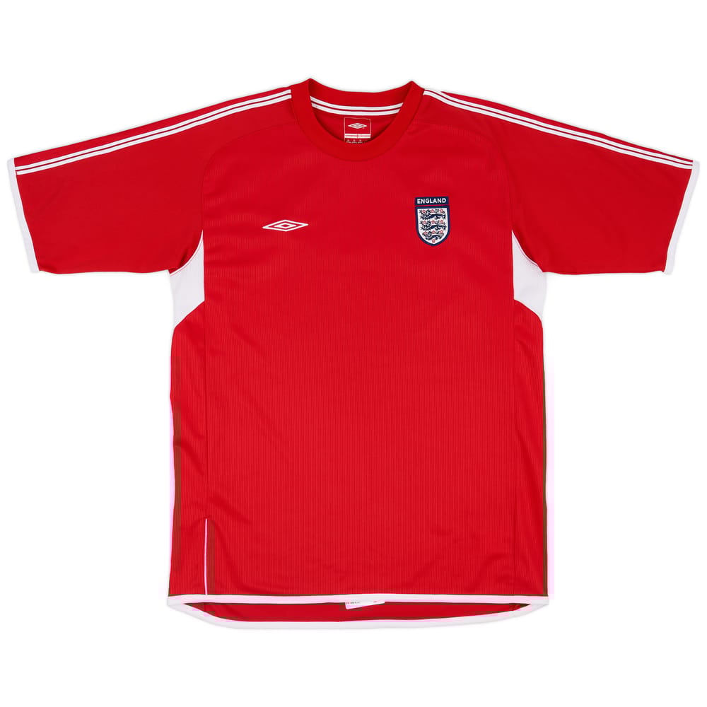2004-06 England Umbro Training Shirt - 8/10 - (M)