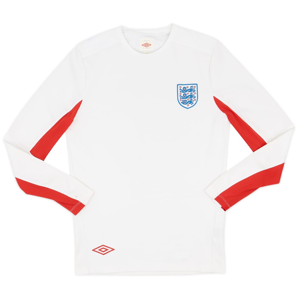2010-11 England Umbro Training L/S Shirt - 8/10 - (XL)