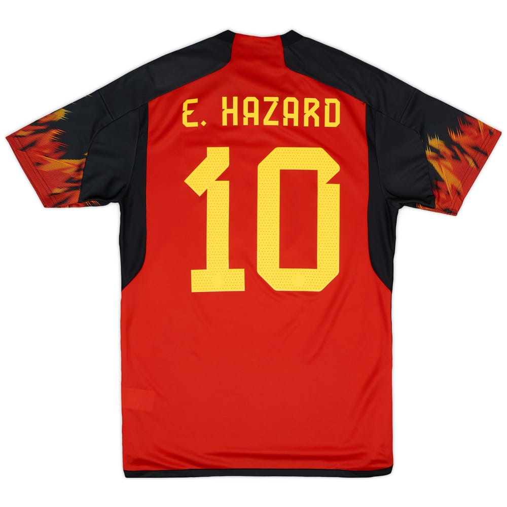 2022-23 Belgium Home Shirt E.Hazard #10