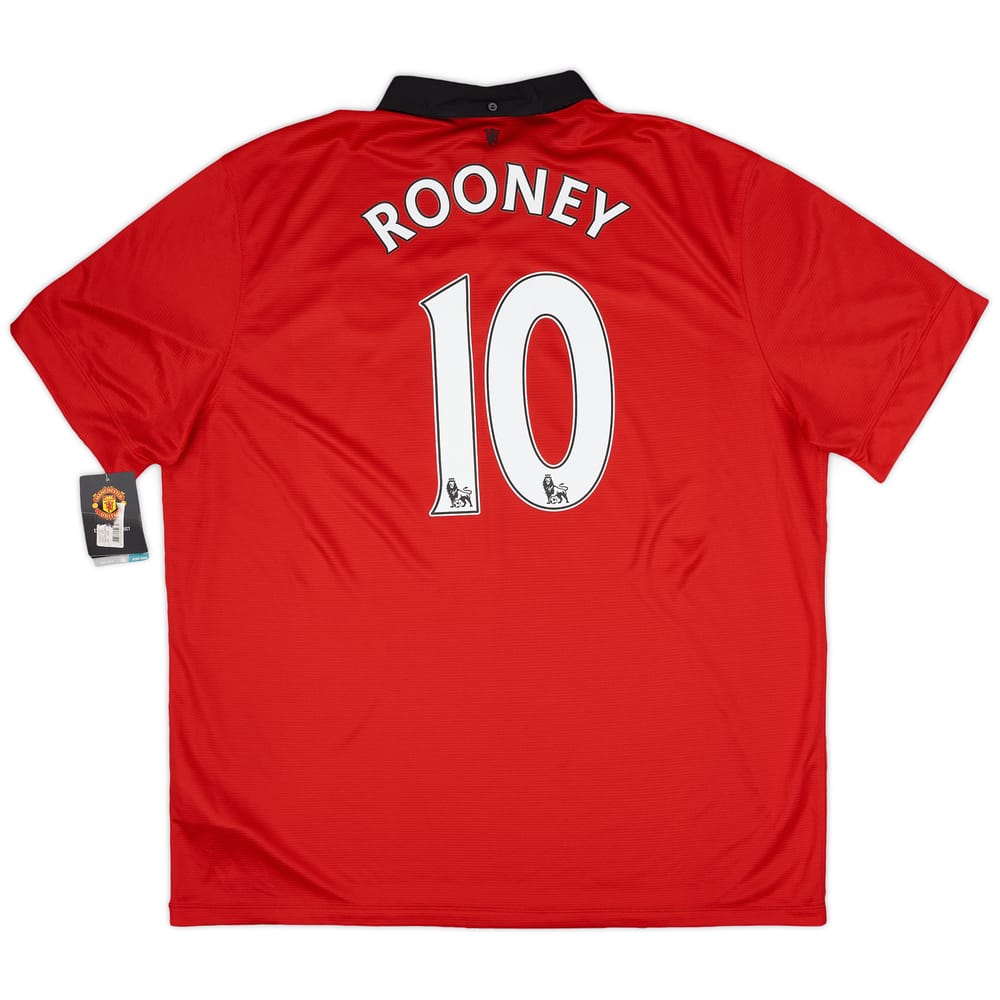2013-14 Manchester United Home Shirt Rooney #10 (XXL)